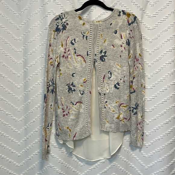 Lucky Brand Layered Floral Sweater - Picture 3 of 5
